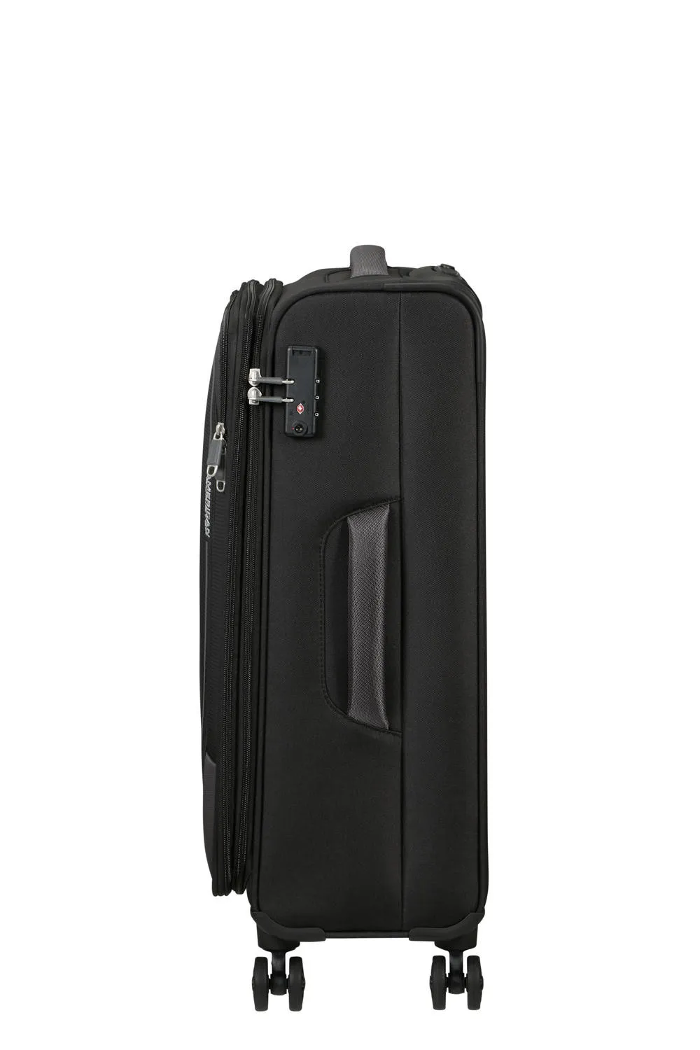 AMERICAN TOURISTER Pulsonic srednji crni kofer 